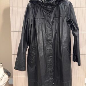 Eileen Fisher Black Trench Coat